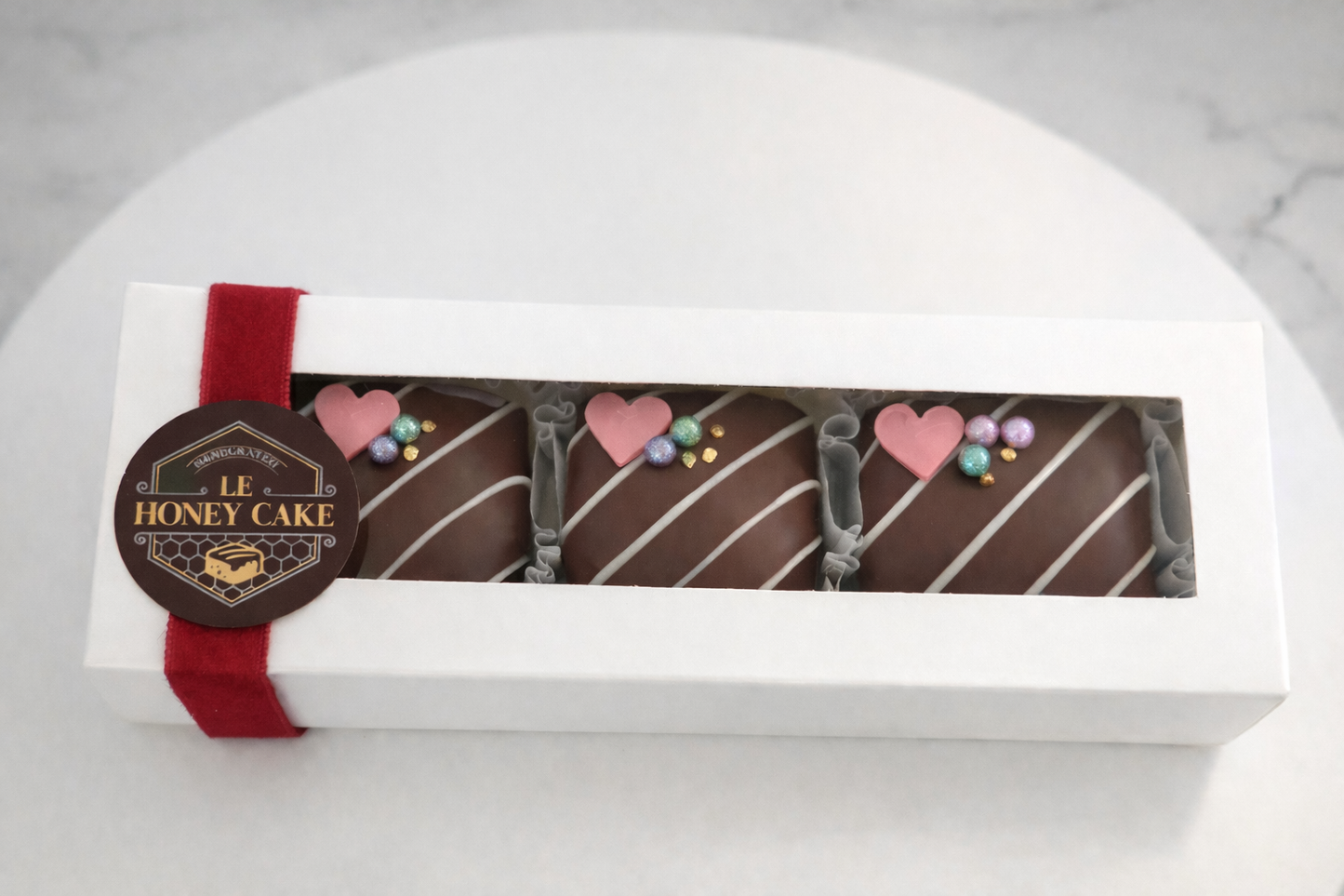 Valentine's Limited Edition - Box of 3 Signature Honey Cakes